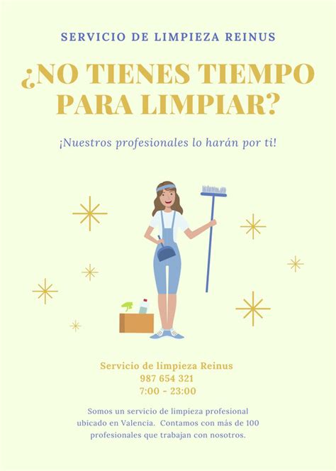 Plantillas de flyers de limpieza editables 